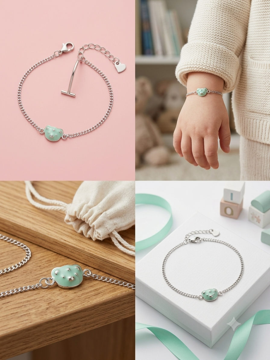 Children's Bracelet in 925 Sterling Silver