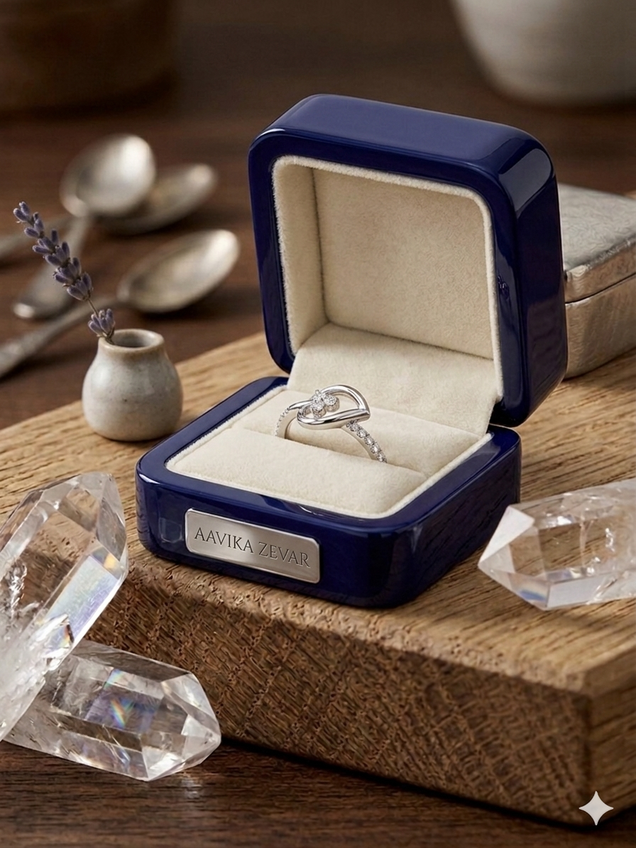 Infinite Grace: Sterling Silver Looped Knot Ring with Sparkling Diamond Accents
