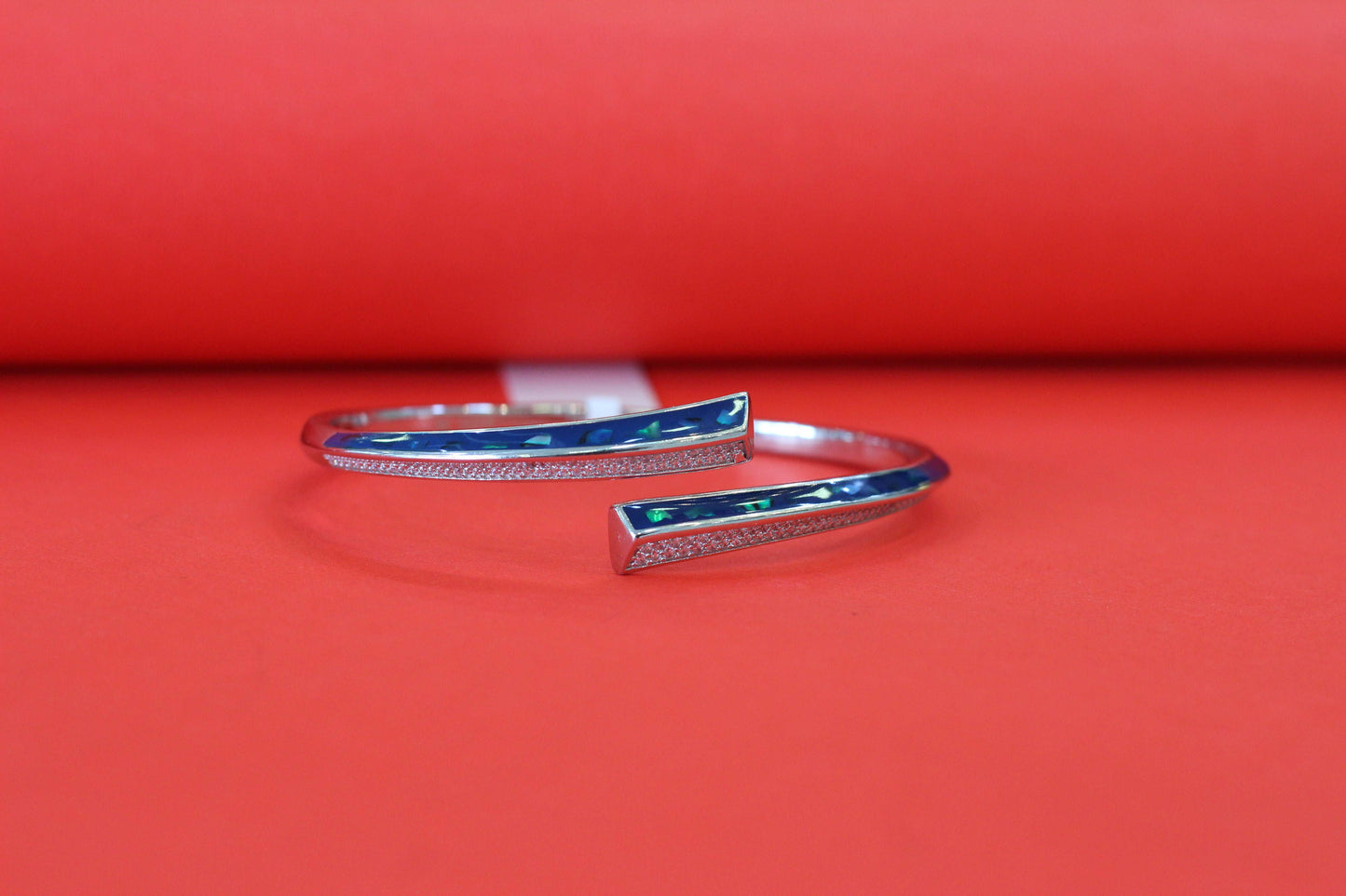 Elegant Sterling Silver Kada & Ring Combo Set