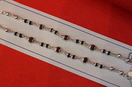 Silver Rudraksha Nazariya for Kids