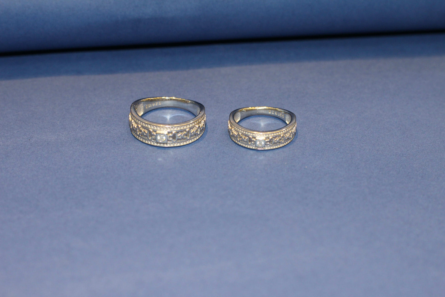 SILVER COUPLE RING