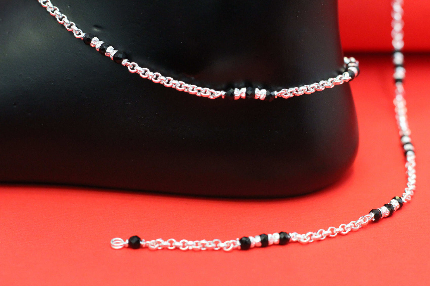 silve anklet