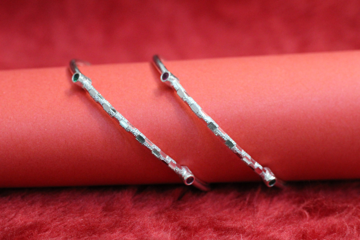 Silver bengles