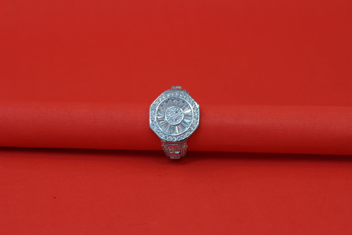 Luxury Italian Sterling Silver Square Ring – Men’s Jewelry