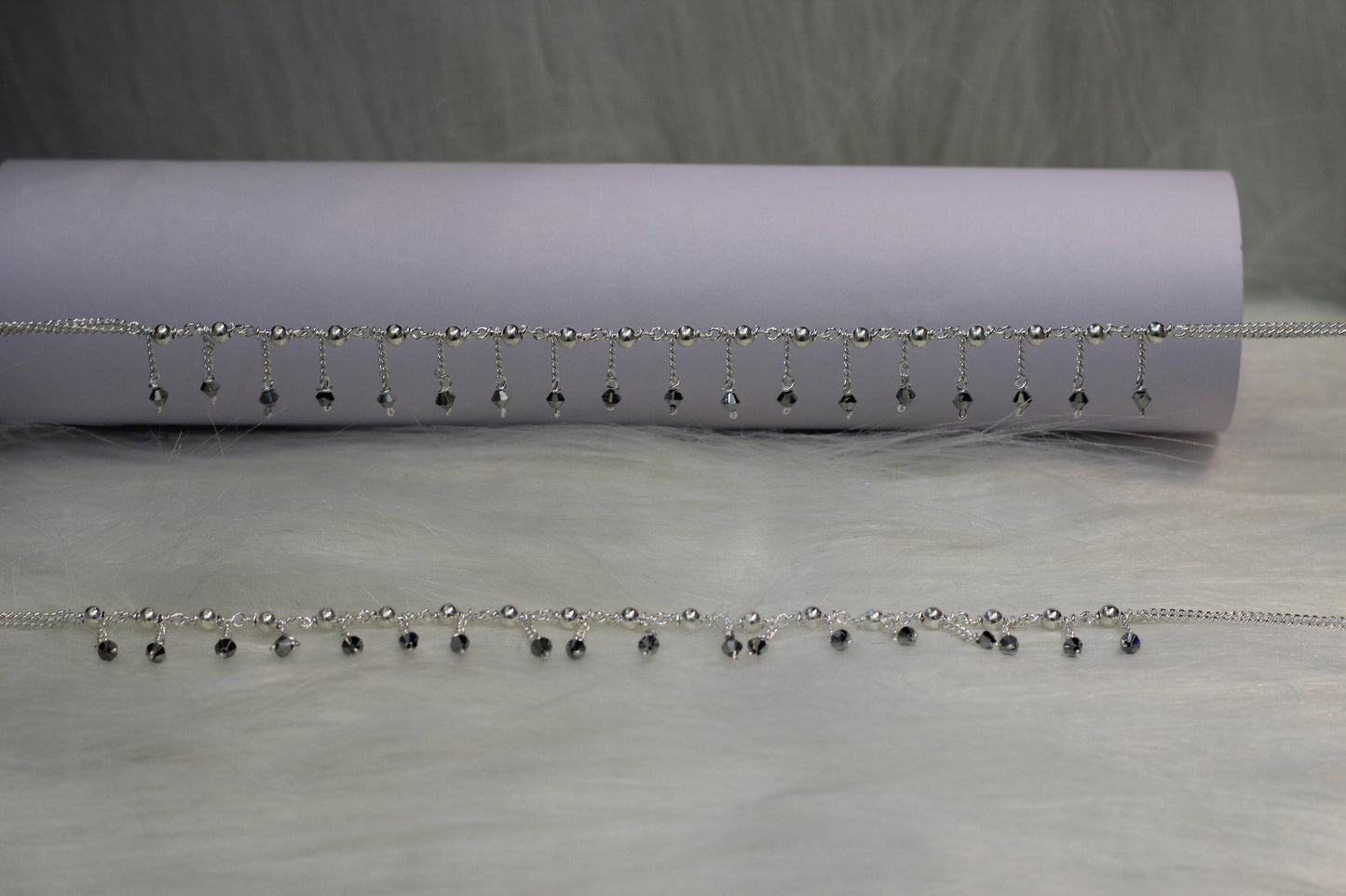 silver anklets for women