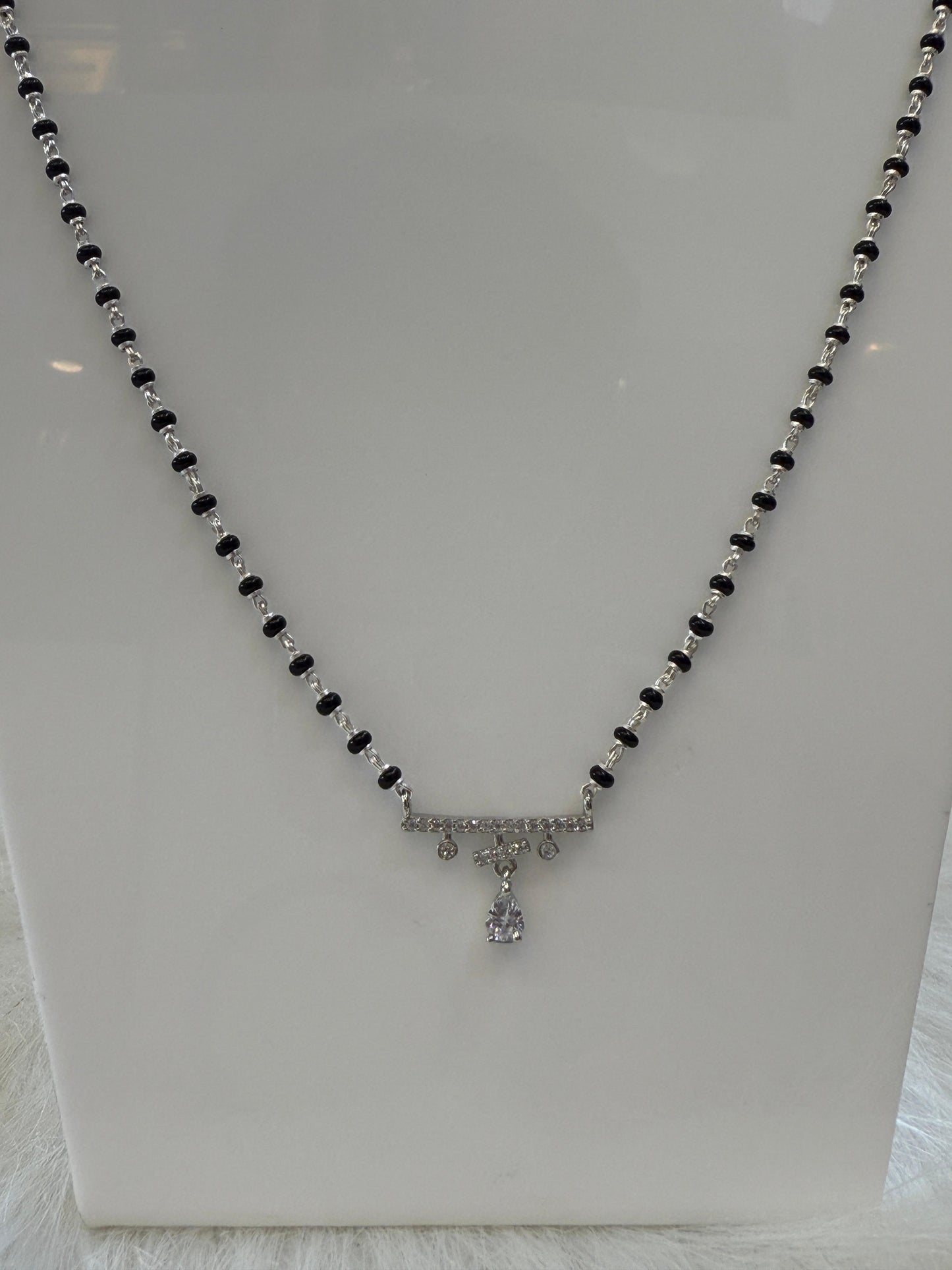 Elegant Silver Mangalsutra
