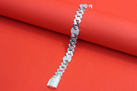 Silver bracelet for men