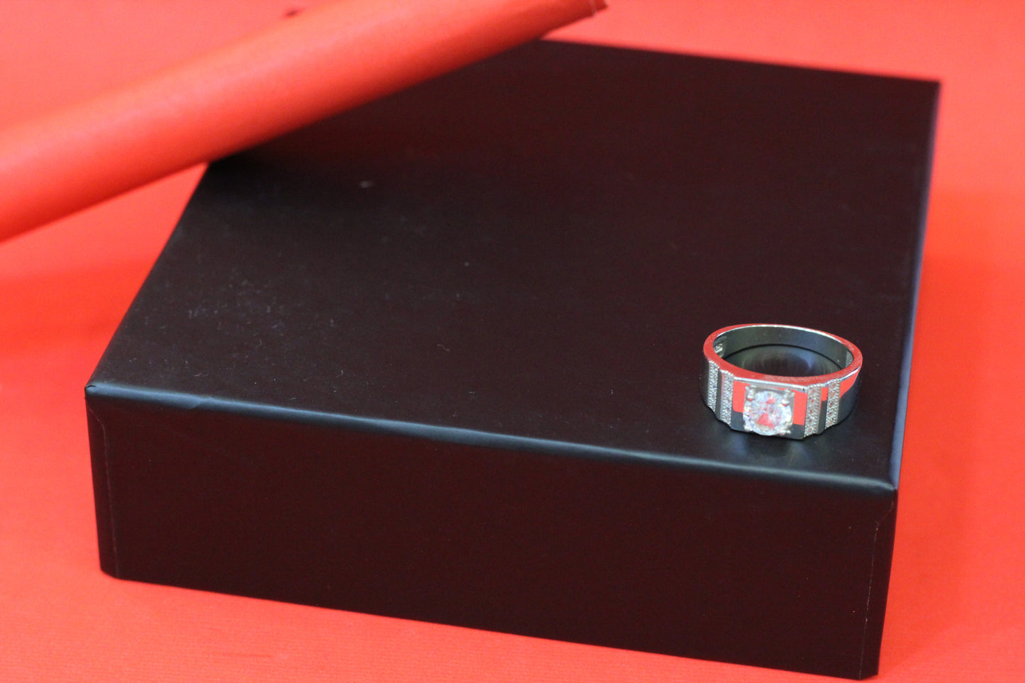 Classic Italian 925 Silver Statement Ring for Men