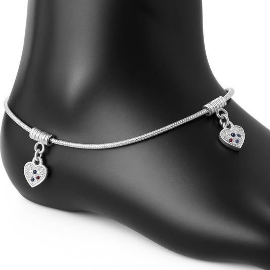 Silver Anklets For Women