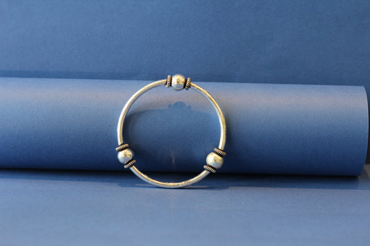 Silver kada for baby girs