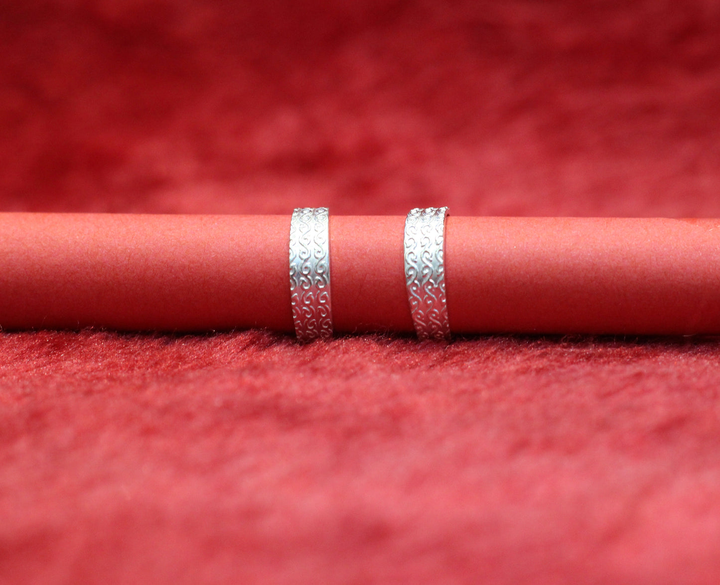 Silver toe ring