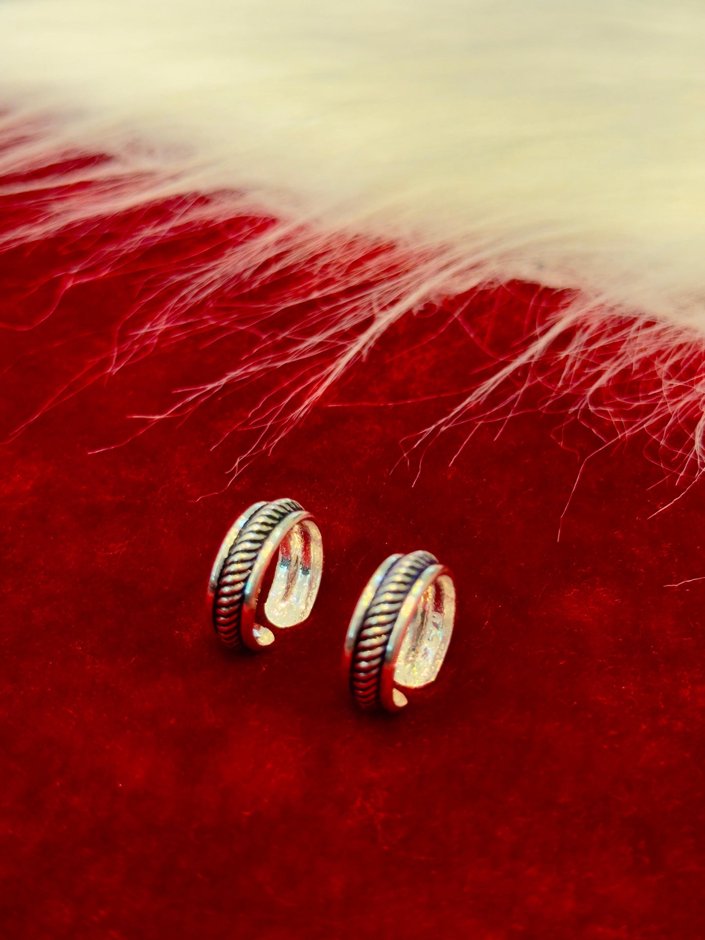 Classic Silver Toe Rings for Women | Traditional Indian Bichiya | Open Adjustable Design