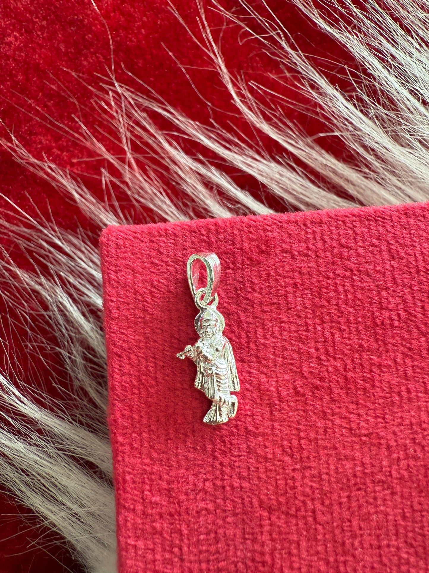 Krishna Pendant for Men & Women | Lord krishna Locket | Spiritual Religious Jewellery for Daily Wear & Gift