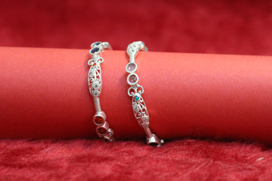 Silver bengles for kids