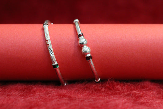 Silver bengles for kids