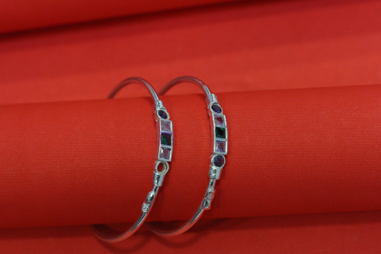 Silver kadli for kids