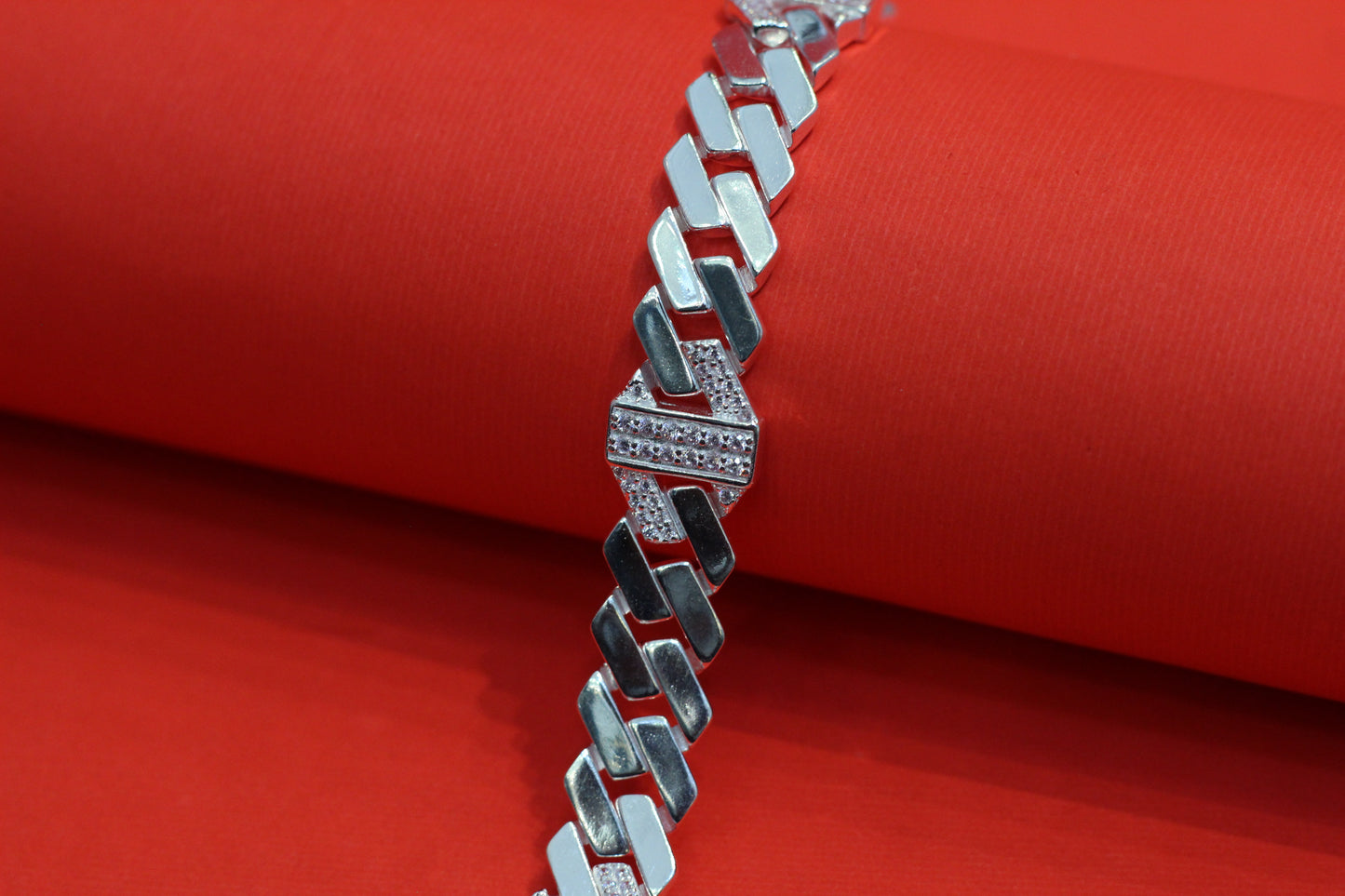 Silver bracelet for men