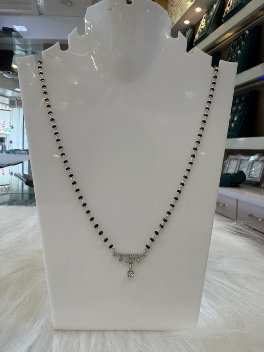 Elegant Silver Mangalsutra