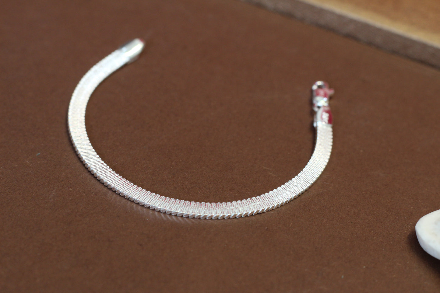 Silver Men’s Snake Chain Bracelet | Italian Finish | Premium Daily Wear Kada Bracelet