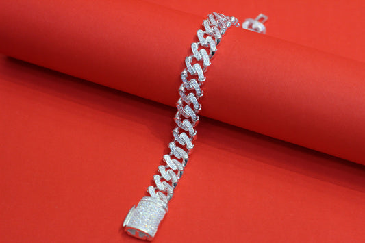 Silver bracelet for men