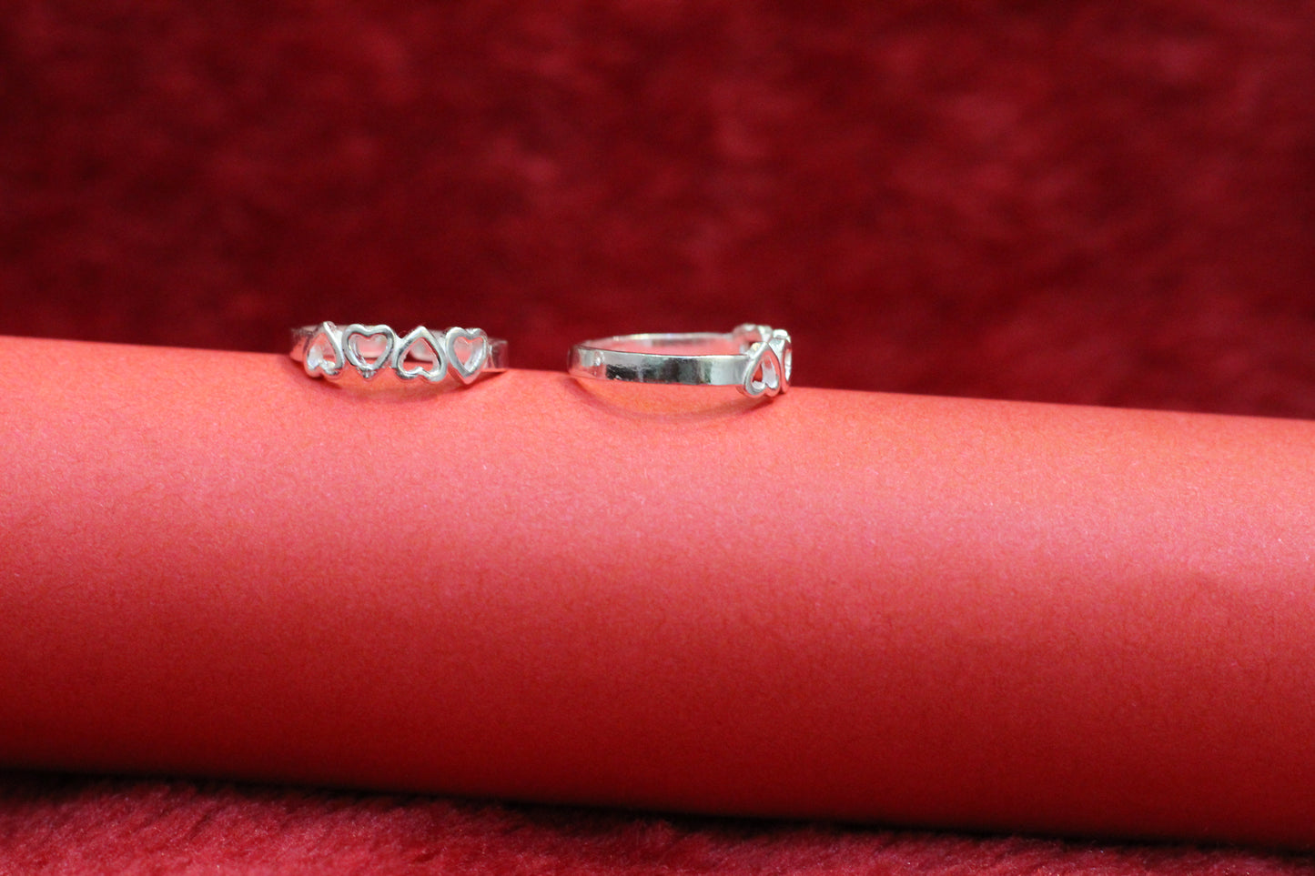 Silver toe ring
