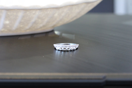 Silver girl's ring
