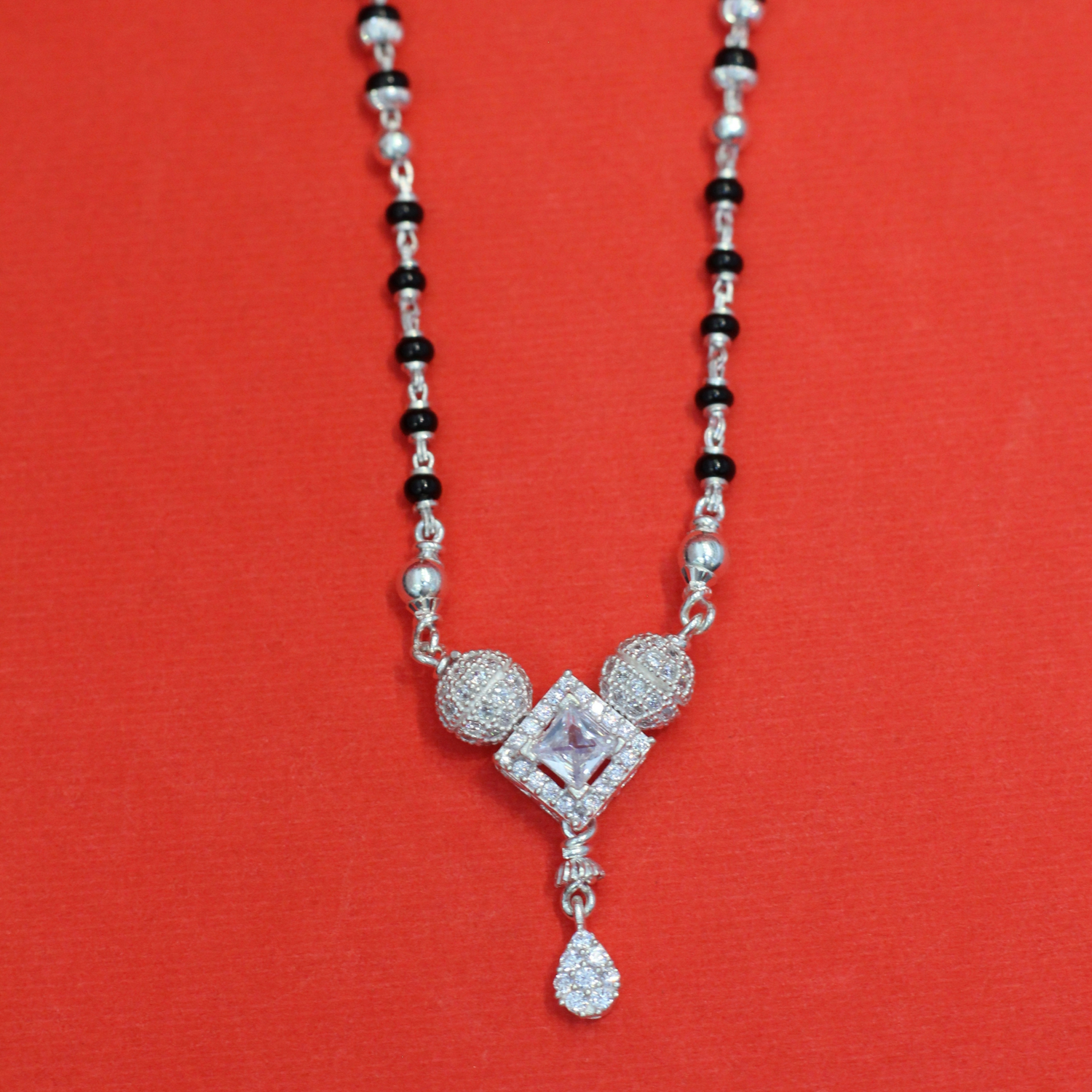 Silver Mangalsutra