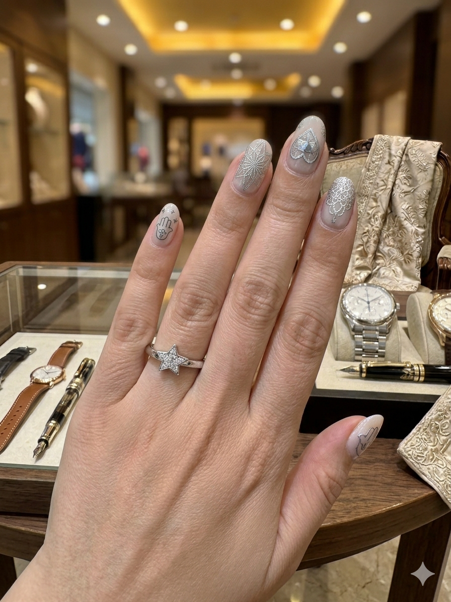 925 Sterling Silver star shape Ring for Women | Elegant Daily Wear Silver Ring
