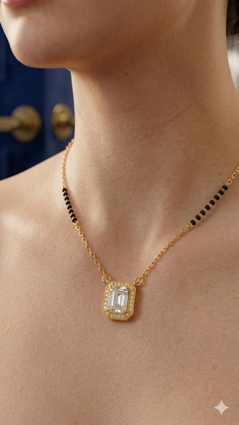 Gold Plated 925 silver Mangalsutra – Modern Protection & Timeless Elegance
