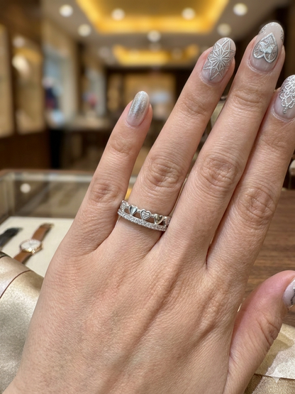 925 Sterling Silver heart shape Ring for Women | Elegant Daily Wear Silver Ring