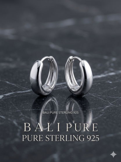 925 Sterling Silver Hoop Bali for Men & Women