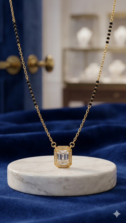 Gold Plated 925 silver Mangalsutra – Modern Protection & Timeless Elegance