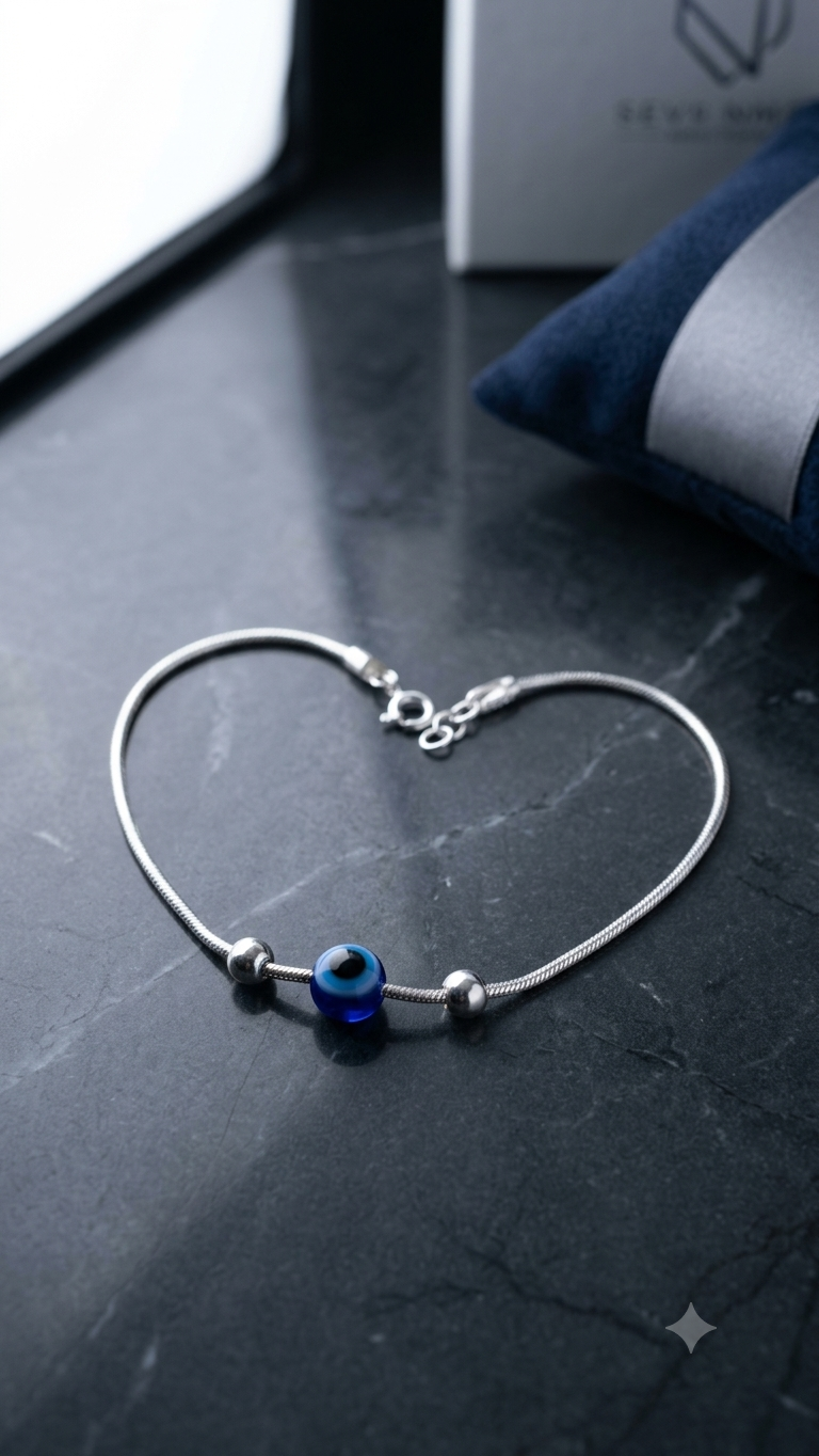 Evil eye 925 Silver Bracelet for Women