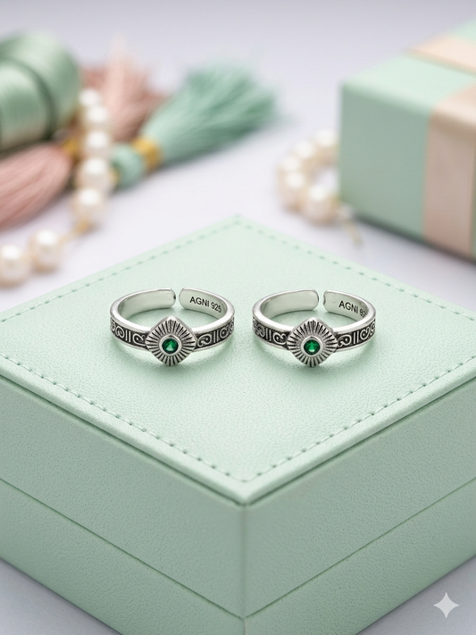 Traditional Silver Bichiya for Women | Elegant Toe Rings | Adjustable Fit | Everyday Wear