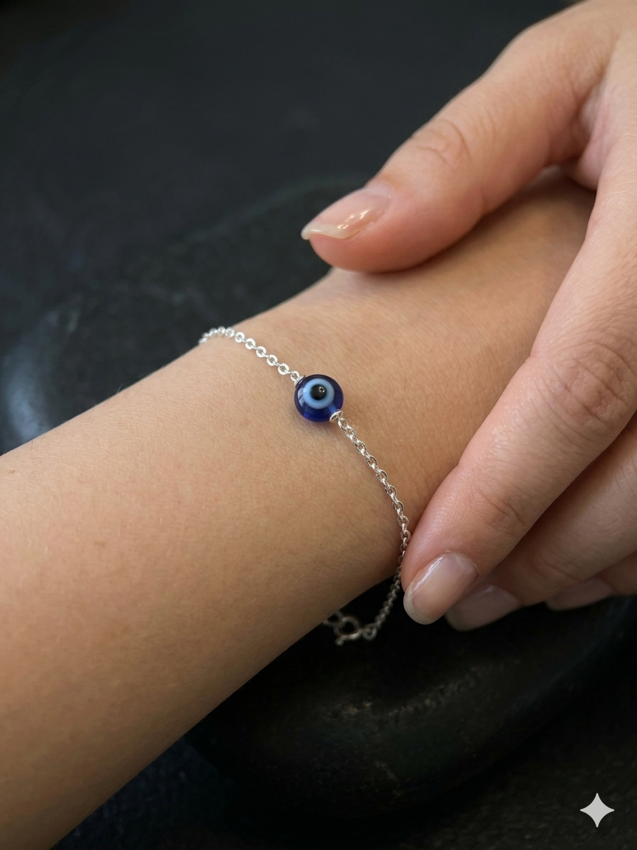 Evil eye Silver Bracelet for Women