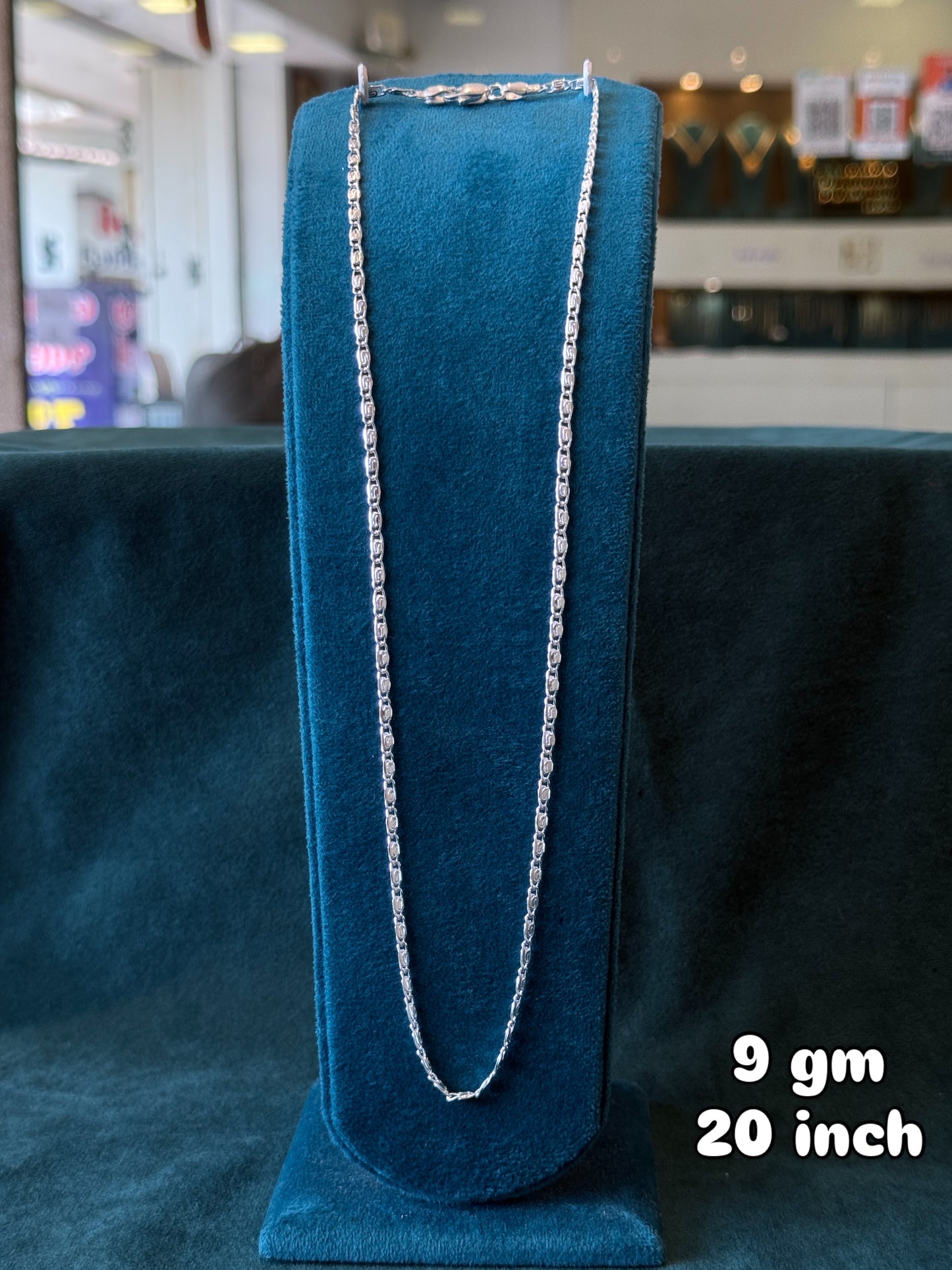 Minimal Silver nawabi Chain