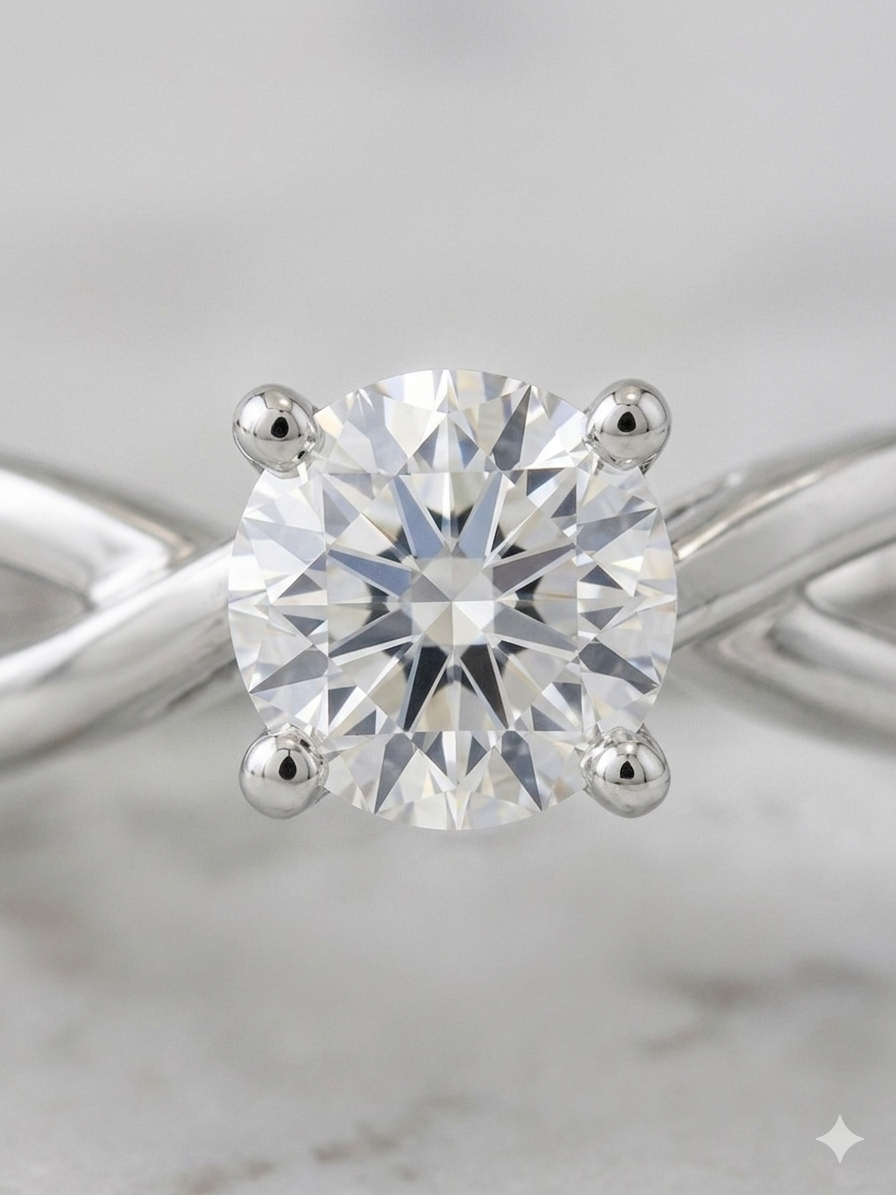 925 Sterling Silver soliter Ring for Women
