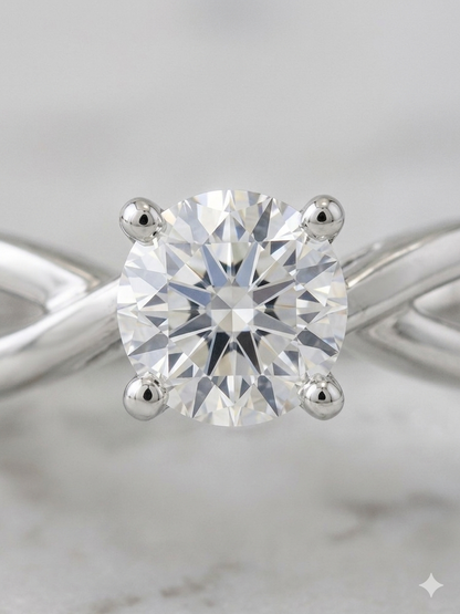 925 Sterling Silver soliter Ring for Women