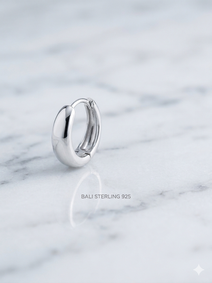 925 Sterling Silver Hoop Bali for Men & Women