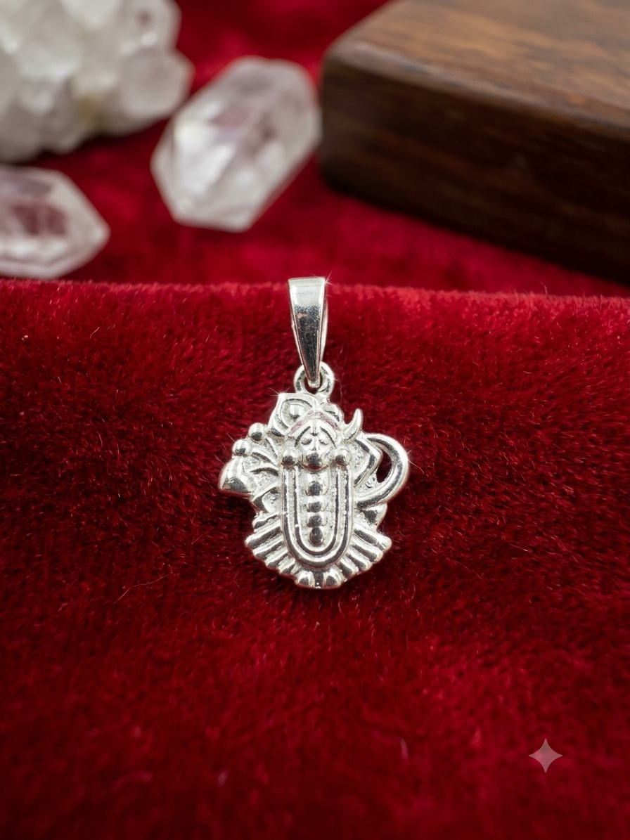 Tirupati Venkateshwar balaji Pure Silver Pendant