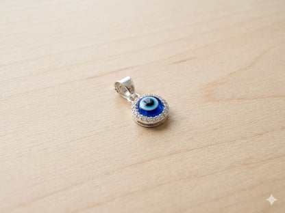 Buy 925 Blue Evil Eye Pendant Online at Best Price India | Aavika Zevar