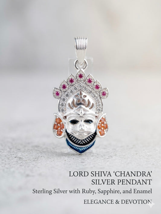 Silver Jagannath Pendant