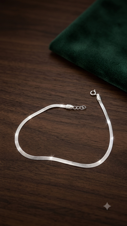 Sterling Silver Snake Chain Bracelet