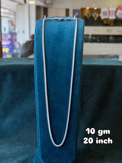 Stylish Silver box Chain for Men – Trendy & Timeless Design