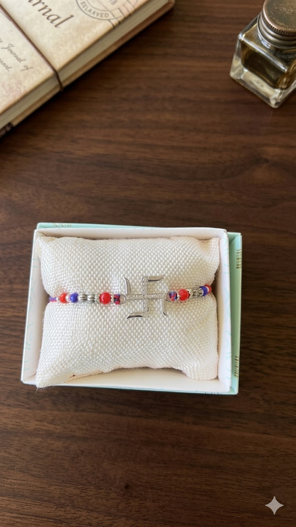 925 silver swastik rakhi 1 piece