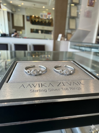 American dimond Silver Bichiya for Women