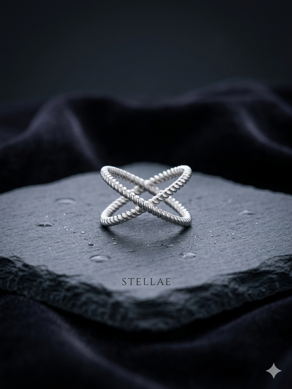 Silver adjustable Ring for girl