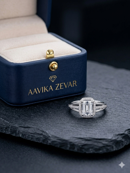 Silver soliter Ring for Women