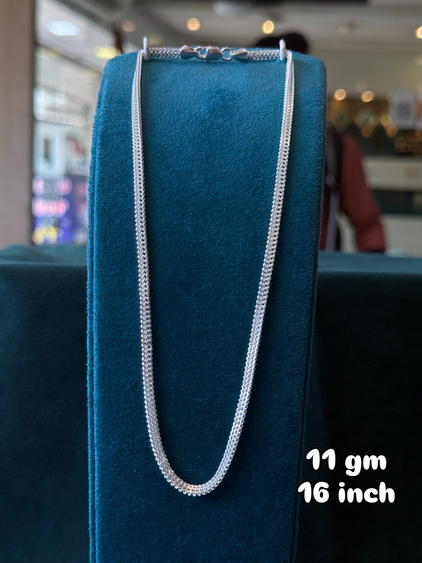 Unisex Silver Chain