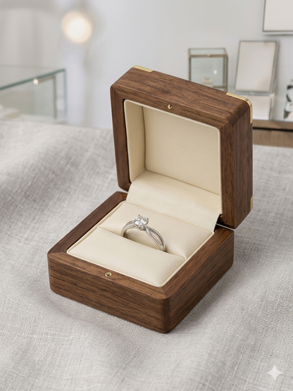 925 Sterling Silver soliter Ring for Women